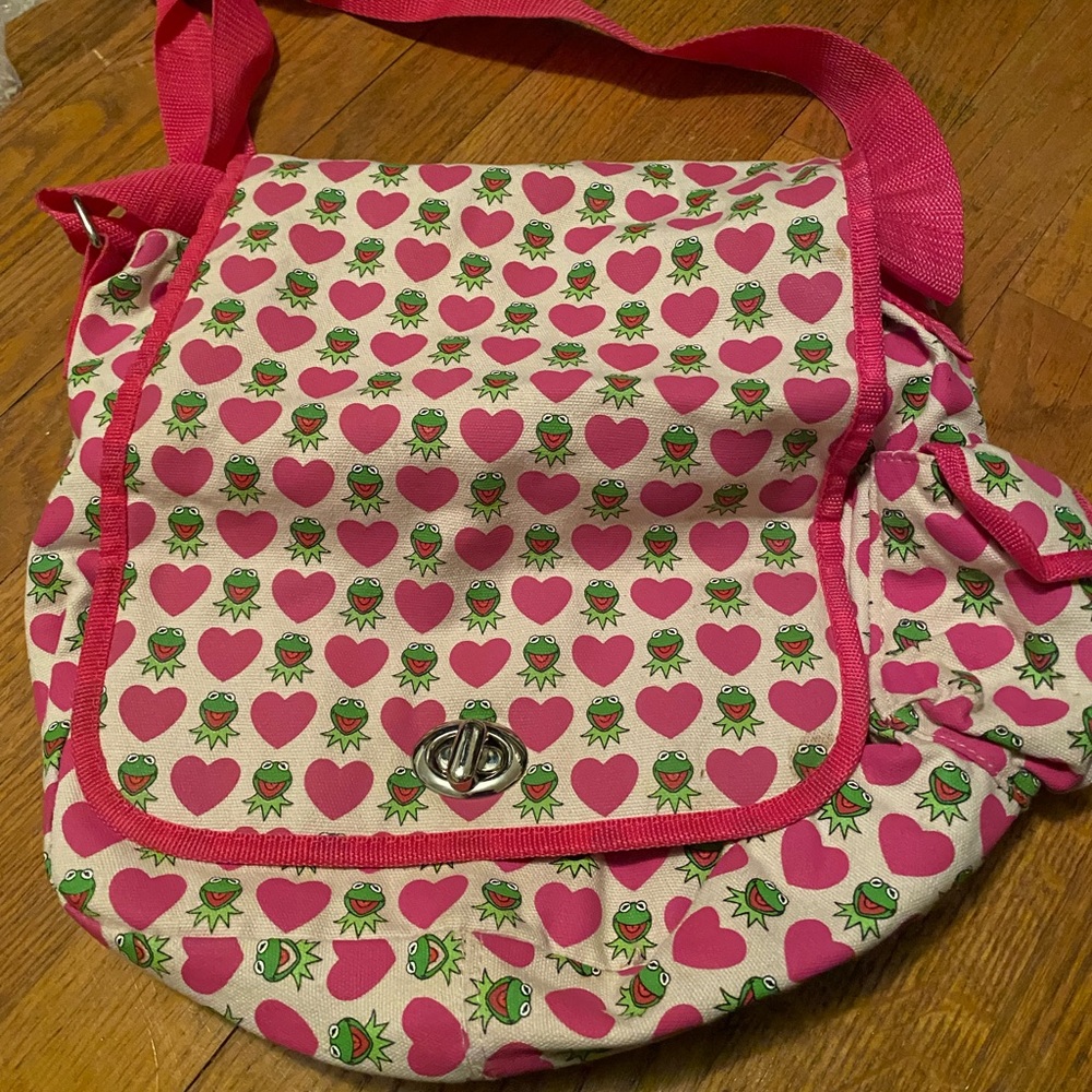 Kermit messenger bag. Purse size.